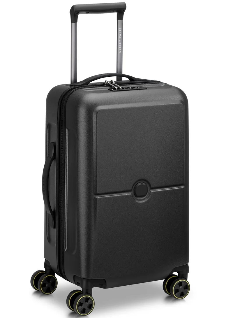 ديلسي _باريس حقيبة ترولي تورين 2.0 55 سم صلبة غير قابلة للتوسيع - أسود